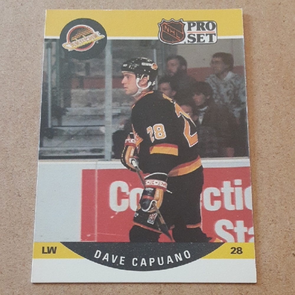 NHL Pro Set Hockey Rookie Card - Dave Capuano